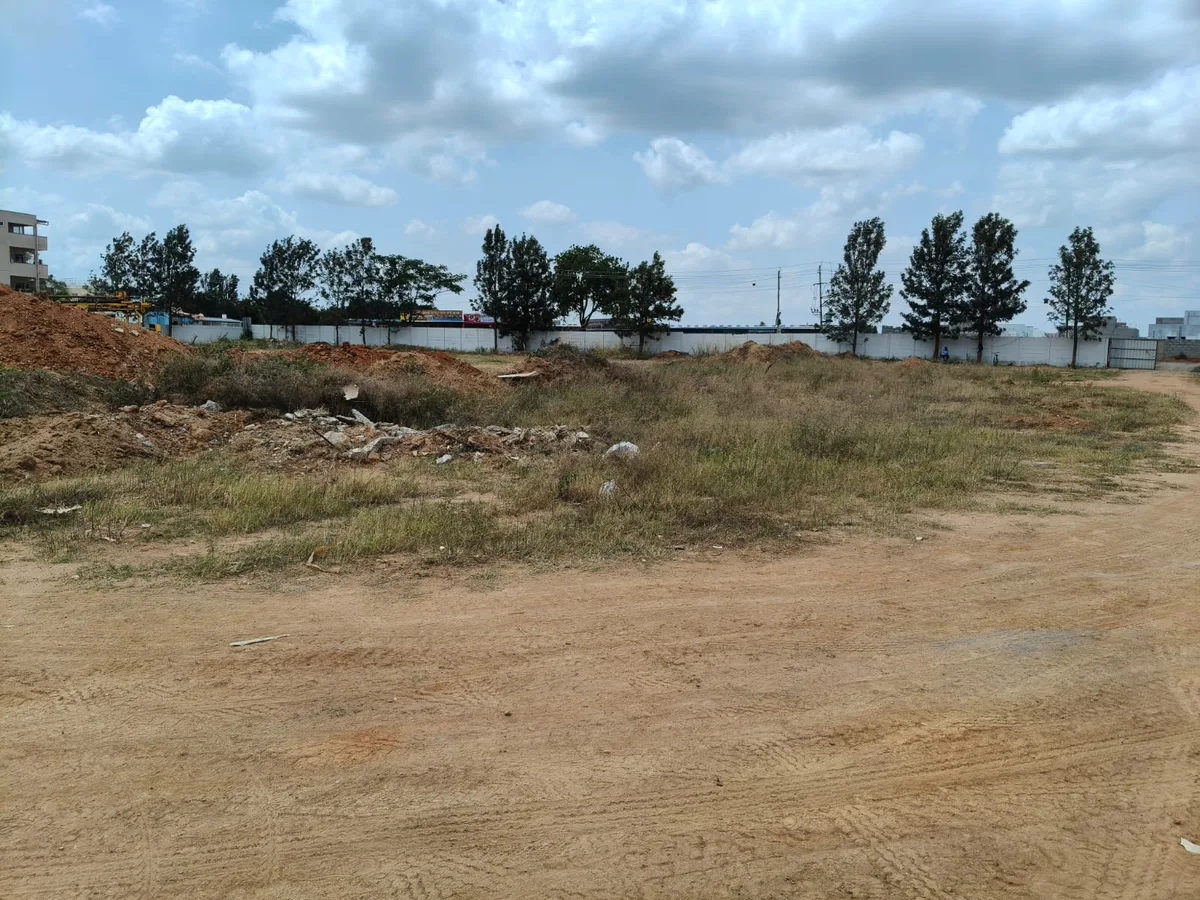 Prestige Garden Breeze site with early ground clearing, Sarjapur Road
