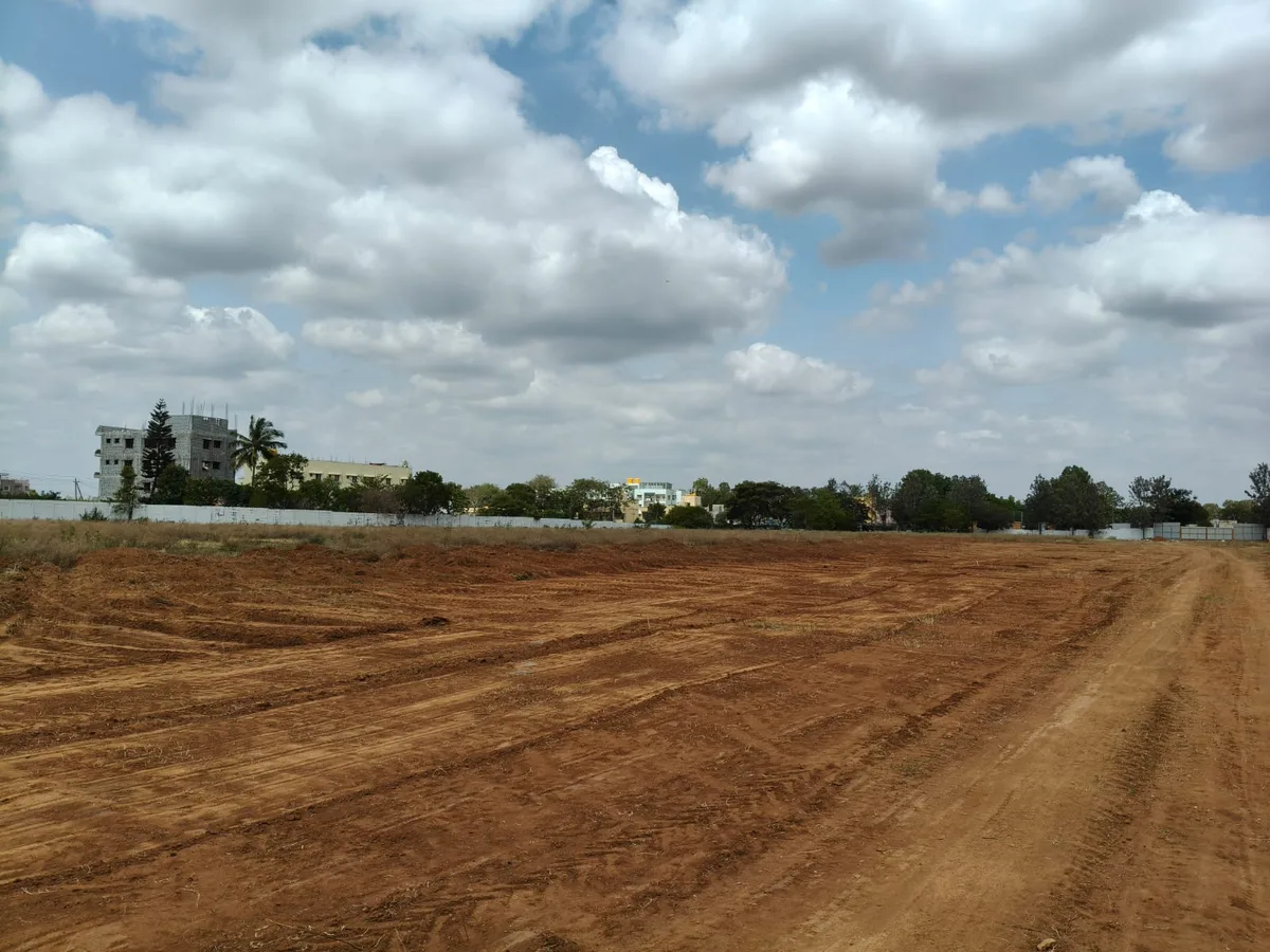 Prestige Garden Breeze levelled project land, Sarjapur Road, Bangalore